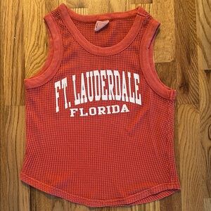 Red Ft. Lauderdale Florida Tank Top